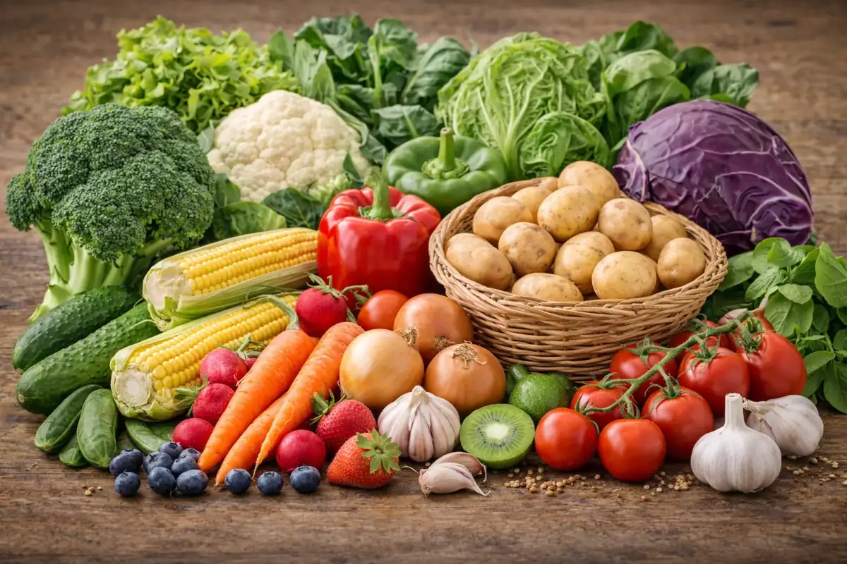 Vegetables for export from India